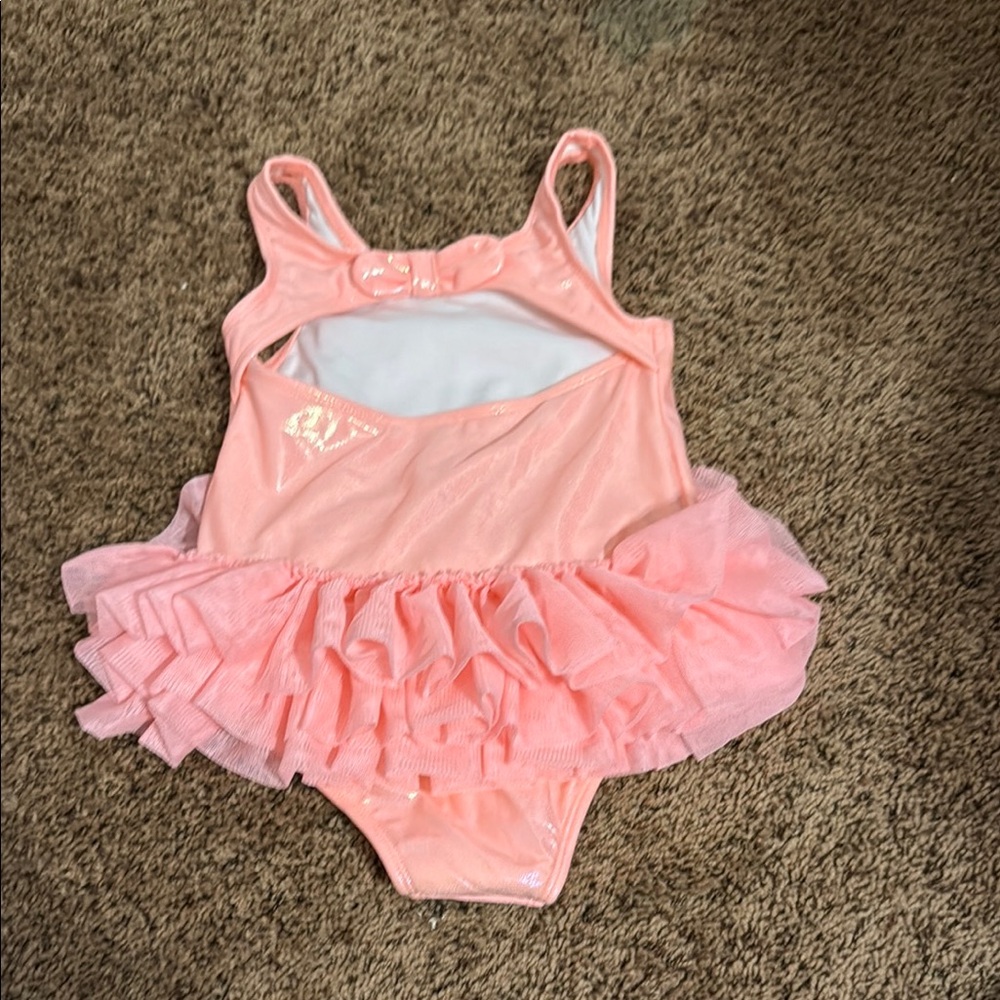 Pink Ruffled Swimsuit - Picture 2 of 5